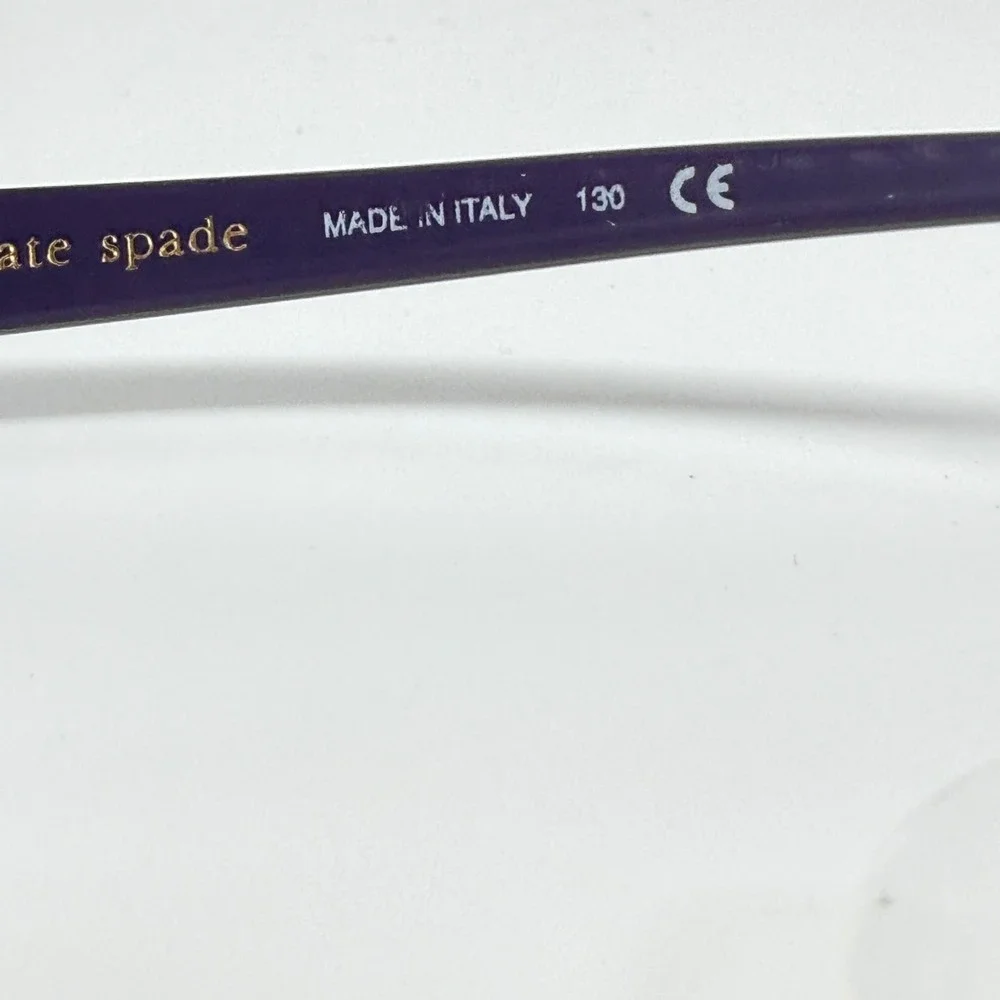 Kate Spade Mazie 0DQ3 Purple Eyeglasses Frames 50-17-130 ‎ Semi-Rimless 21677